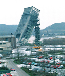 Sprengung Franzschacht 15-12-1995